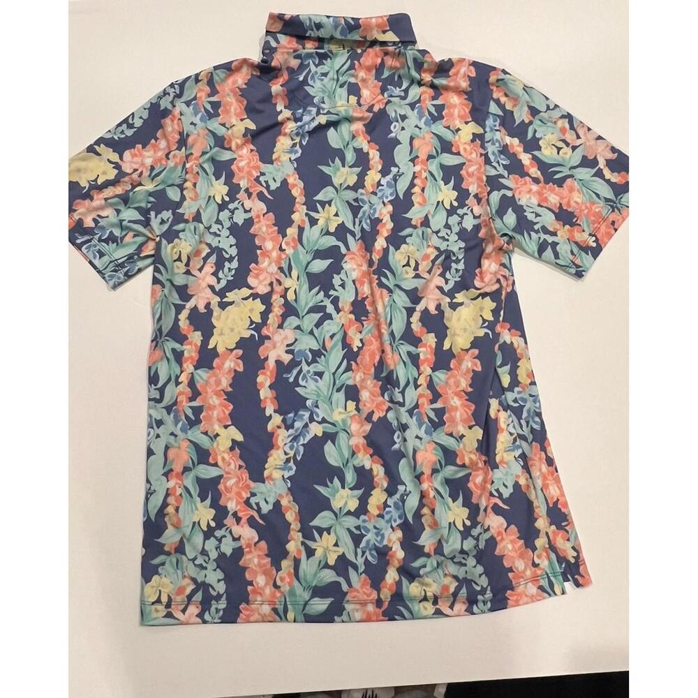 NWT Bad Birdie Core Lei'd Golf Polo Shirt Mens Large - Picture 2 of 4